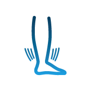 Илюстрация на крак с венозна недостатъчност